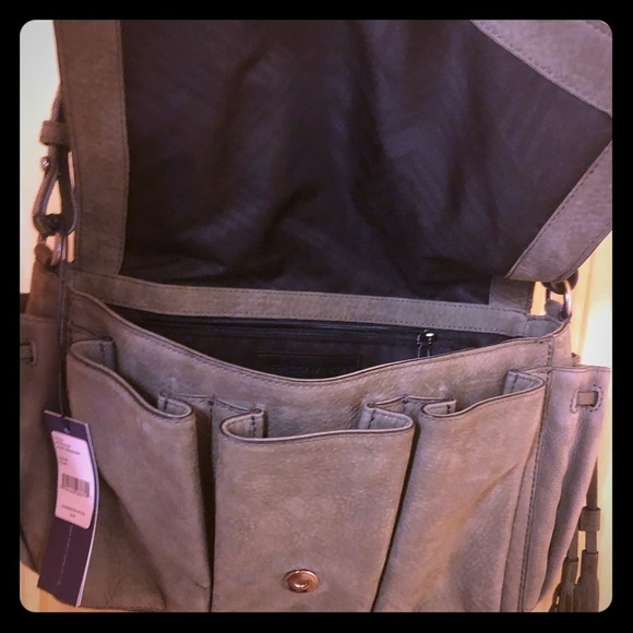 NWT Rebecca Minkoff Alice Suede Messenger Bag - Picture 2 of 12